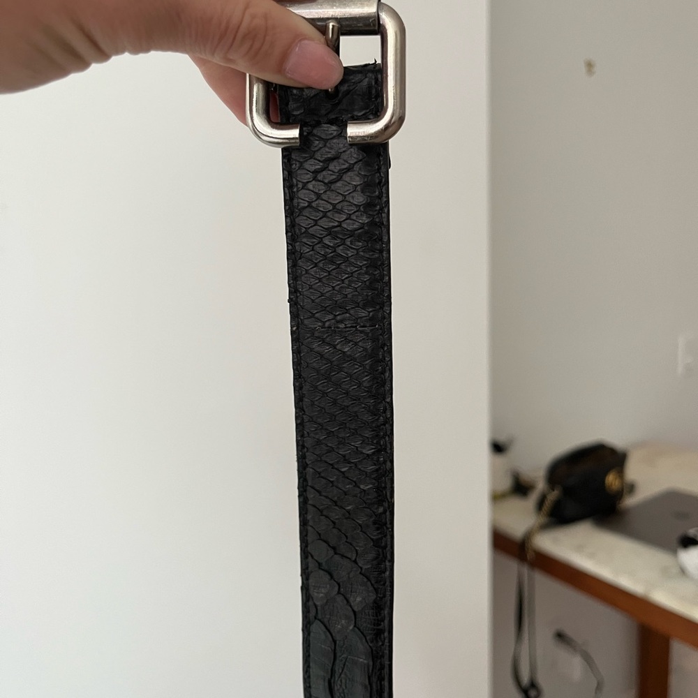 Chloe snakeskin belt